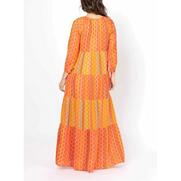 NWT Ace & Jig Maxi Long-Sleeve Misty Dress in Prom - Picture 4 of 6